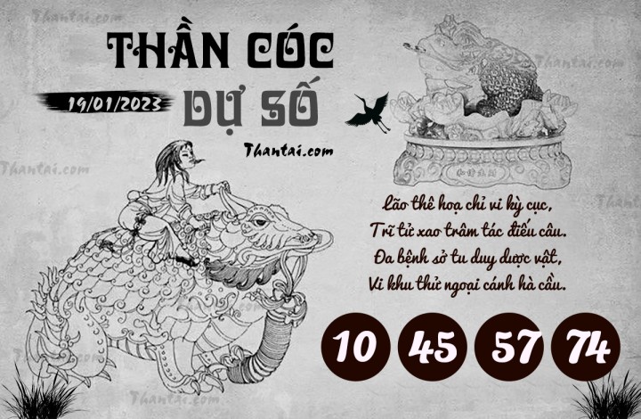 THẦN CÓC DỰ SỐ 05/01/2023