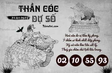 THẦN CÓC DỰ SỐ 21/01/2023