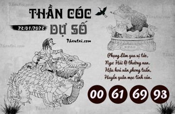 THẦN CÓC DỰ SỐ 23/01/2023