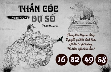 THẦN CÓC DỰ SỐ 24/01/2023