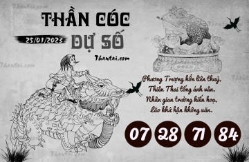 THẦN CÓC DỰ SỐ 25/01/2023