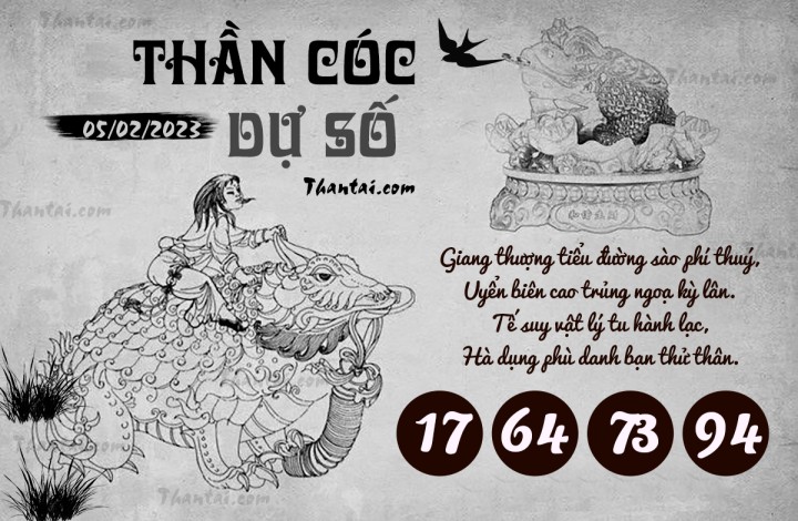 THẦN CÓC DỰ SỐ 21/01/2023