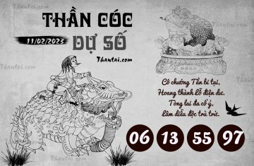 THẦN CÓC DỰ SỐ 11/02/2023