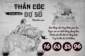 THẦN CÓC DỰ SỐ 13/02/2023