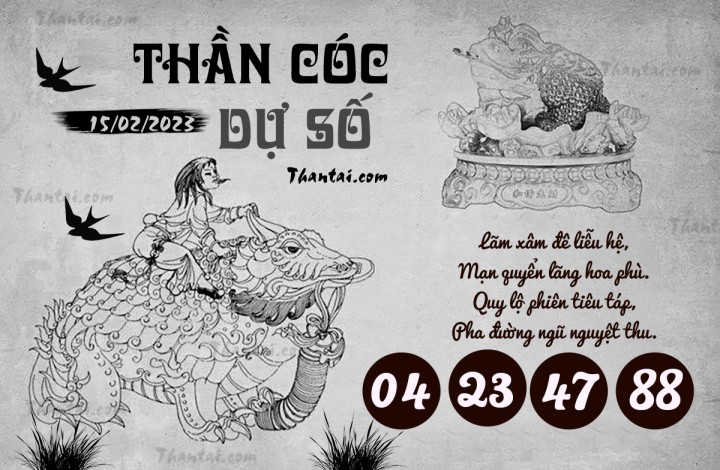 THẦN CÓC DỰ SỐ 31/01/2023