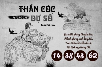 THẦN CÓC DỰ SỐ 16/02/2023