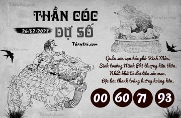 THẦN CÓC DỰ SỐ 26/02/2023