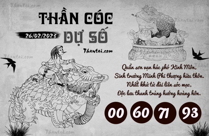 THẦN CÓC DỰ SỐ 11/02/2023