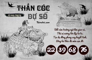 THẦN CÓC DỰ SỐ 12/03/2023