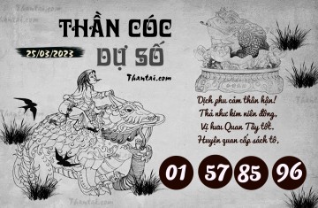 THẦN CÓC DỰ SỐ 25/03/2023