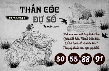 THẦN CÓC DỰ SỐ 27/03/2023