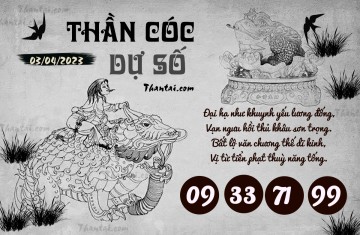 THẦN CÓC DỰ SỐ 03/04/2023