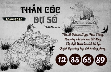 THẦN CÓC DỰ SỐ 13/04/2023