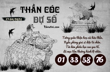 THẦN CÓC DỰ SỐ 17/04/2023