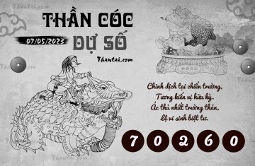 THẦN CÓC DỰ SỐ 07/05/2023