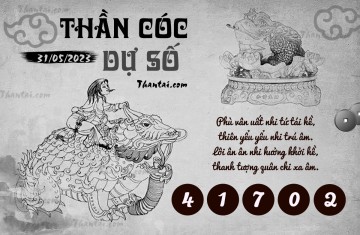 THẦN CÓC DỰ SỐ 31/05/2023