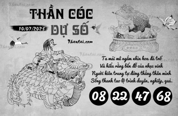 THẦN CÓC DỰ SỐ 10/07/2023