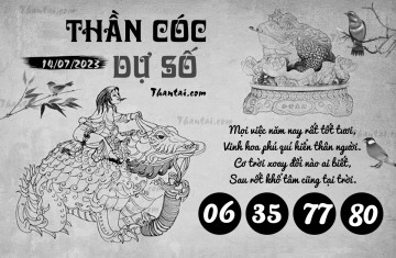 THẦN CÓC DỰ SỐ 14/07/2023