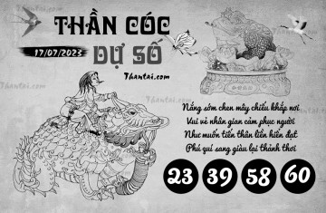 THẦN CÓC DỰ SỐ 17/07/2023