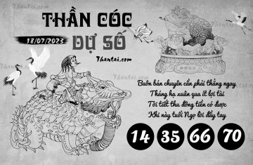 THẦN CÓC DỰ SỐ 18/07/2023