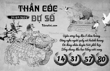 THẦN CÓC DỰ SỐ 21/07/2023