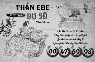 THẦN CÓC DỰ SỐ 22/07/2023