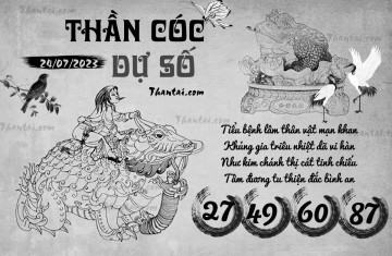 THẦN CÓC DỰ SỐ 24/07/2023