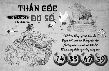 THẦN CÓC DỰ SỐ 25/07/2023