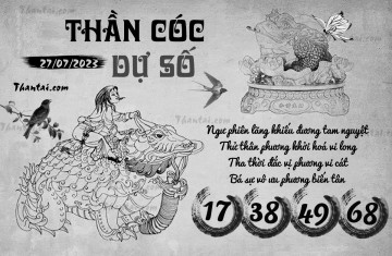 THẦN CÓC DỰ SỐ 27/07/2023