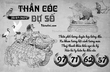 THẦN CÓC DỰ SỐ 30/07/2023