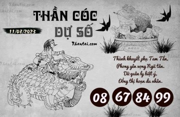 THẦN CÓC DỰ SỐ 11/08/2023