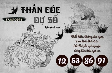 THẦN CÓC DỰ SỐ 17/08/2023