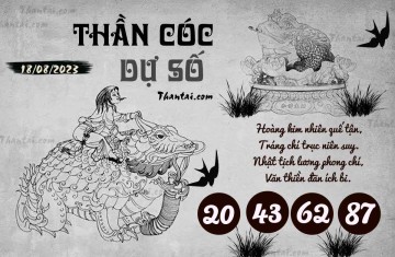 THẦN CÓC DỰ SỐ 18/08/2023