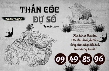 THẦN CÓC DỰ SỐ 20/08/2023