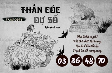 THẦN CÓC DỰ SỐ 27/08/2023