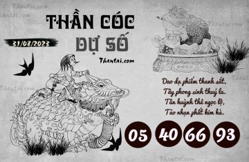 THẦN CÓC DỰ SỐ 31/08/2023