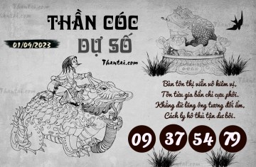 THẦN CÓC DỰ SỐ 01/09/2023