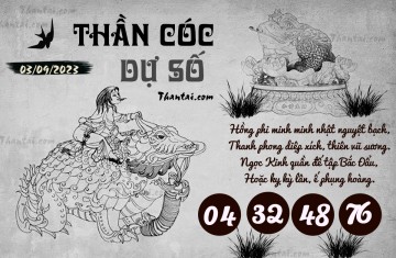 THẦN CÓC DỰ SỐ 03/09/2023