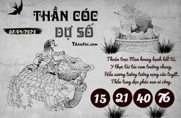 THẦN CÓC DỰ SỐ 08/09/2023