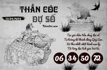 THẦN CÓC DỰ SỐ 13/09/2023