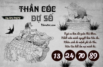 THẦN CÓC DỰ SỐ 16/09/2023