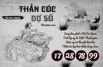 THẦN CÓC DỰ SỐ 24/09/2023