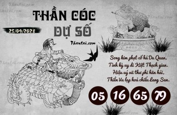 THẦN CÓC DỰ SỐ 25/09/2023