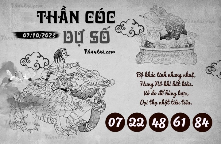 THẦN CÓC DỰ SỐ 22/09/2023