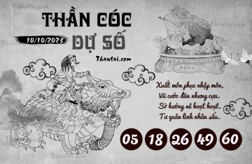 THẦN CÓC DỰ SỐ 10/10/2023