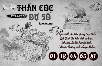 THẦN CÓC DỰ SỐ 17/10/2023