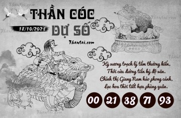 THẦN CÓC DỰ SỐ 18/10/2023