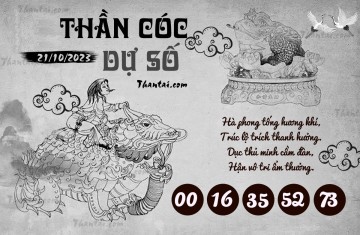 THẦN CÓC DỰ SỐ 21/10/2023