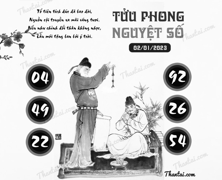 TỬU PHONG NGUYỆT SỐ 01/01/2023