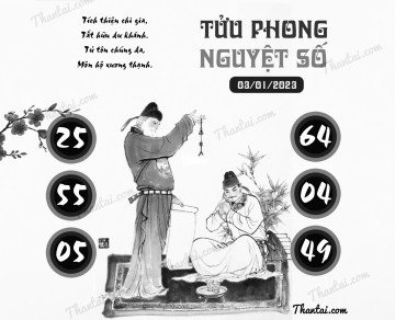 TỬU PHONG NGUYỆT SỐ 03/01/2023